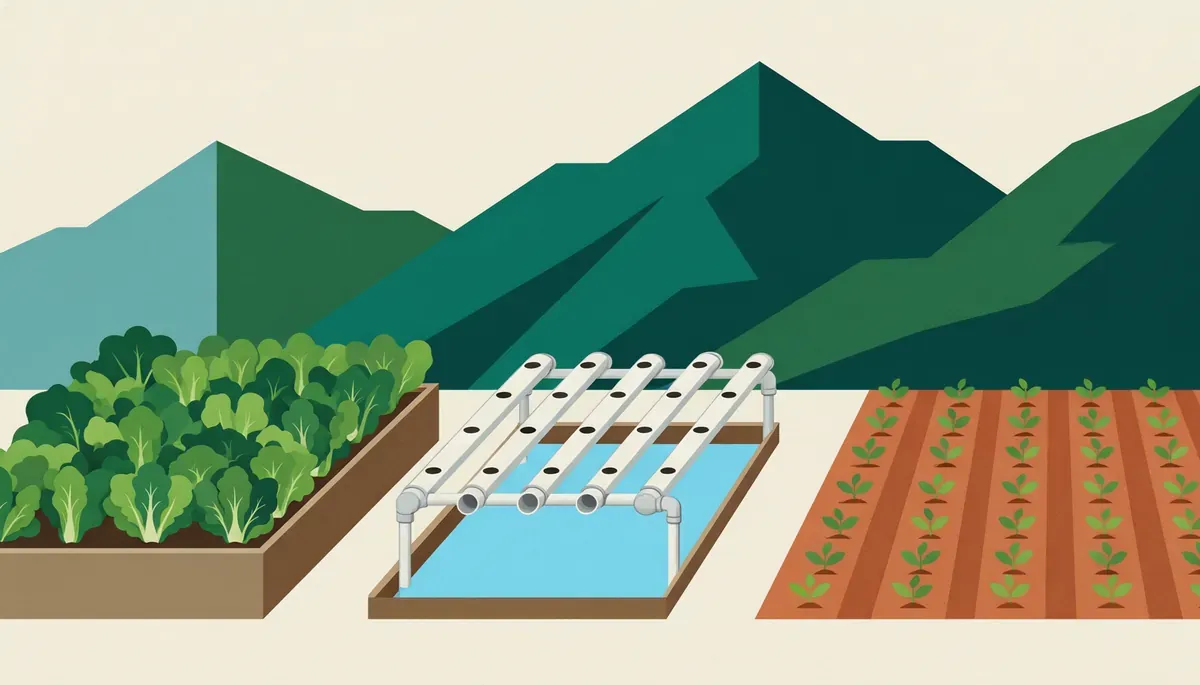 El agroecosistema productivo: tres formas de cultivar