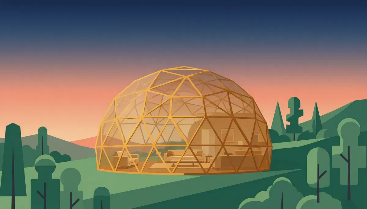 El domo geodésico: por qué la forma más eficiente de la naturaleza también es la más habitable