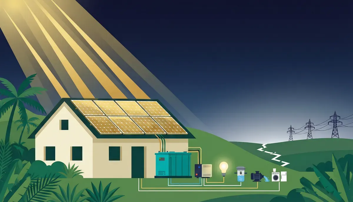 Sistema solar off-grid: sin red, con todo lo que necesitas