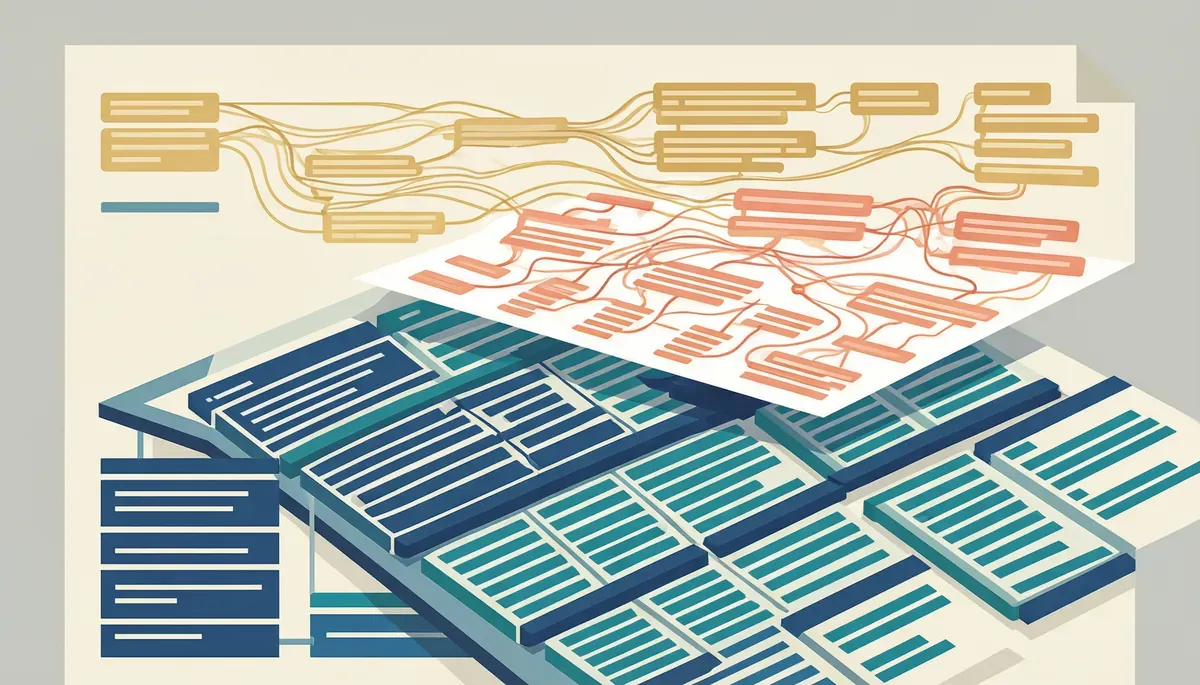 Anatomía del grafo en un jardín digital: la capa que se escribe y la capa que se declara